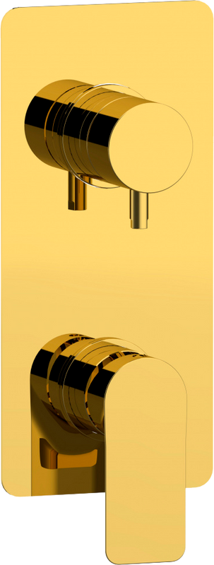 Встраиваемый смеситель для душа и ванны Remer Infinity I92KBDO золото