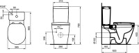 Унитаз-компакт напольный Ideal Standard Connect Arc E803601
