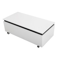 Тумба с раковиной Cezares Slider 100 подвесная, 2 ящика, белая