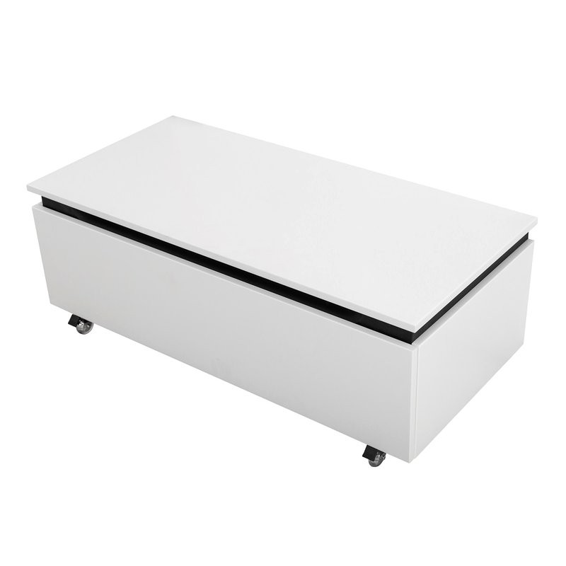 Тумба с раковиной Cezares Slider 100 подвесная, 2 ящика, белая