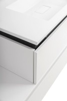 Тумба с раковиной Cezares Slider 100 подвесная, 2 ящика, белая