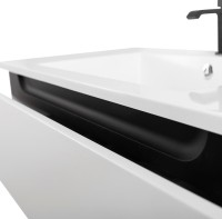 Тумба с раковиной Cezares Slider 100 подвесная, 2 ящика, белая