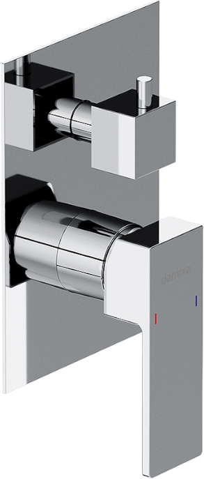Встраиваемый смеситель для душа и ванны Damixa Gala 537100000 С ВНУТРЕННЕЙ ЧАСТЬЮ, хром