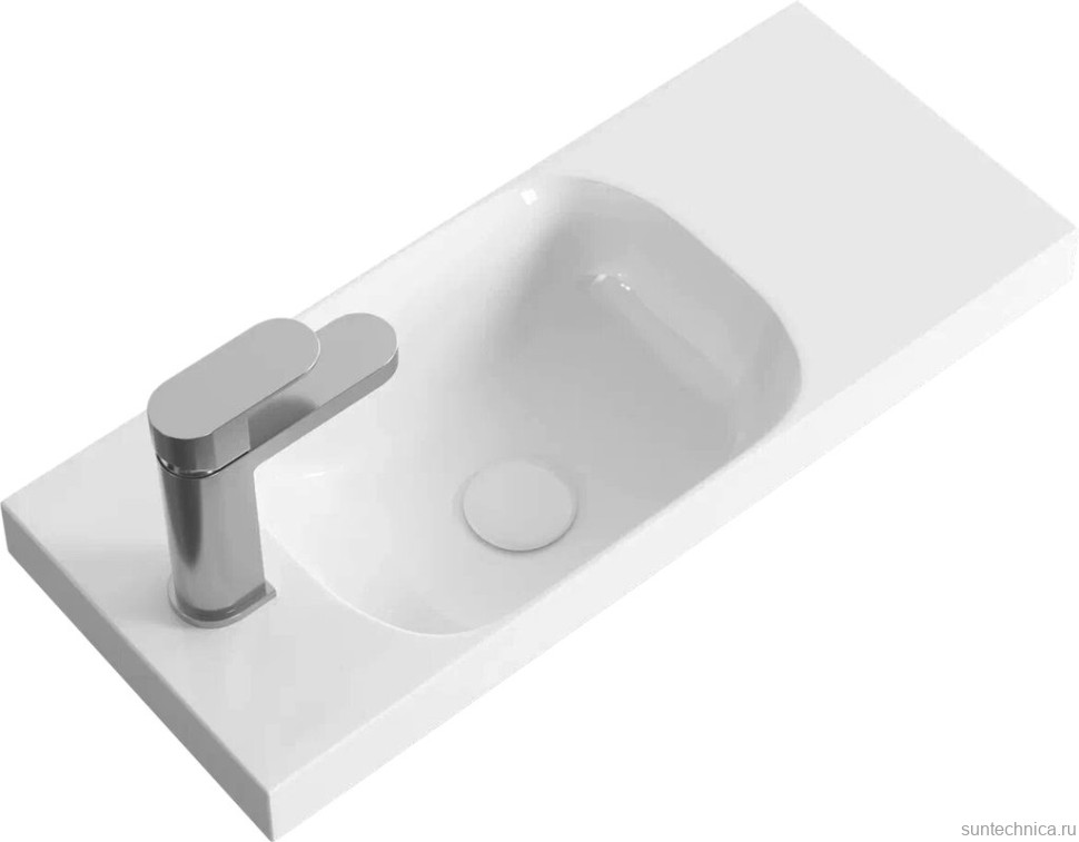 Мебель для ванной комнаты Aqwella Alba 60 R, подвесная, дуб давос