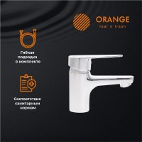 Смеситель для раковины Orange Loop M26-021cr хром