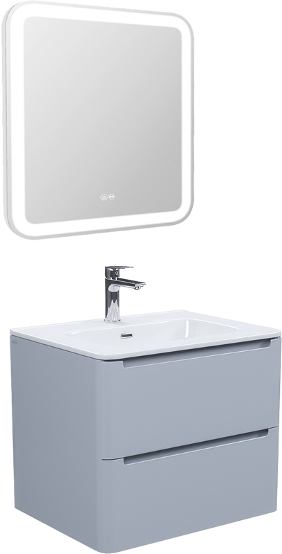 Мебель для ванной комнаты IDDIS Edifice 60 подвесная, светло-серая