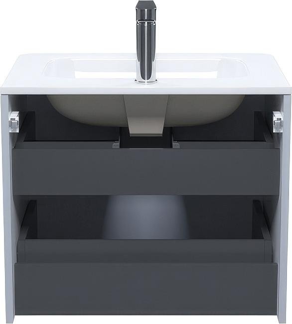 Мебель для ванной комнаты IDDIS Edifice 60 подвесная, светло-серая