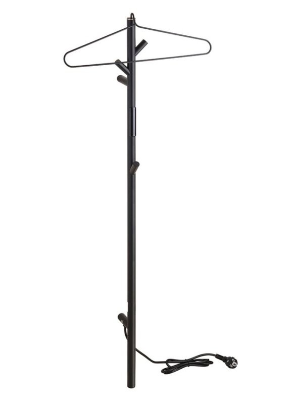 Полотенцесушитель электрический Bemeta 704151010 120x10 см, матовый черный, I-образный