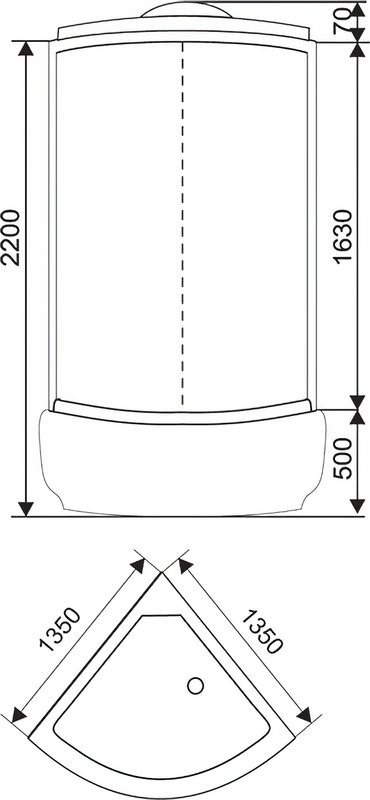 Душевой бокс Arcus AS-115