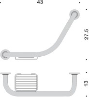 Поручень Colombo Design Complementi В9722
