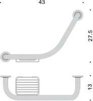 Поручень Colombo Design Complementi В9722 Поручень Colombo Design Complementi В9722