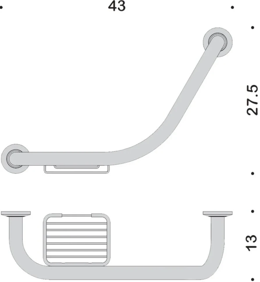 Поручень Colombo Design Complementi В9722