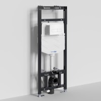 Система инсталляции для унитазов Wasserkraft Alme 15TLT.010.ME.WH03 с кнопкой смыва белой