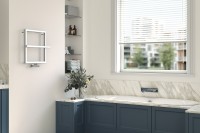 Полотенцесушитель водяной Сунержа Штиль EU50+ 53х53 хром