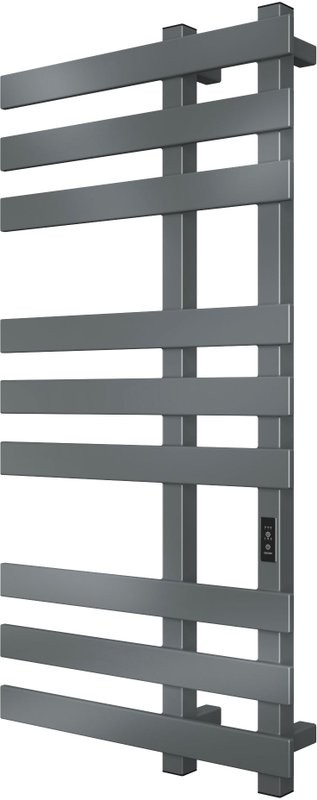 Полотенцесушитель электрический Bauedge Blizzard DB-0110 50х100, темно-серый металлик
