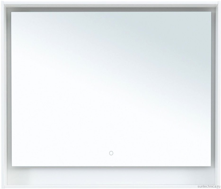 Мебель для ванной комнаты Aquanet Милан 100 подвесная, белая глянцевая