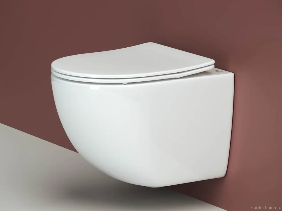 Унитаз подвесной Ceramicanova Forma CN3009 безободковый
