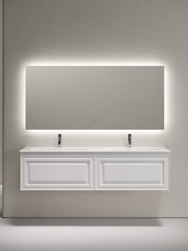 Мебель для ванной комнаты Sancos Very 160 подвесная, bianco, раковина CN7023