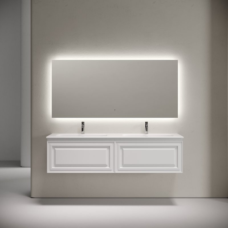 Мебель для ванной комнаты Sancos Very 160 подвесная, bianco, раковина CN7023