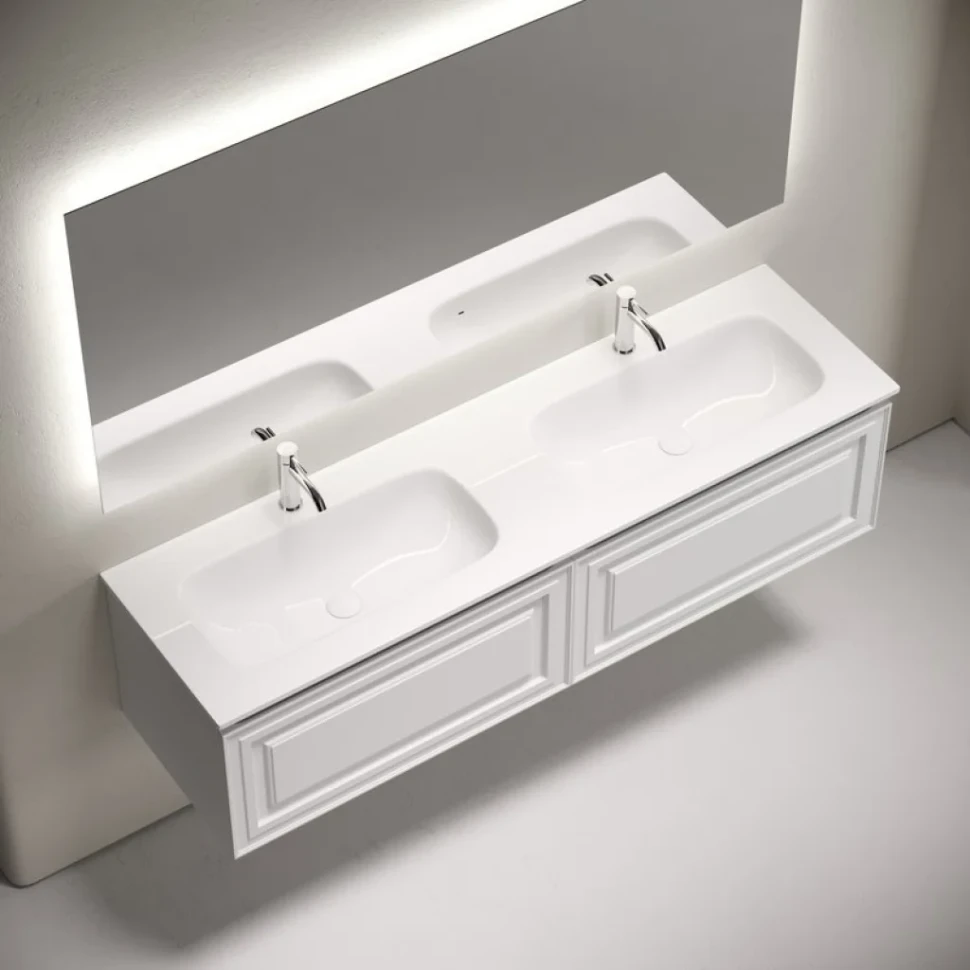 Мебель для ванной комнаты Sancos Very 160 подвесная, bianco, раковина CN7023