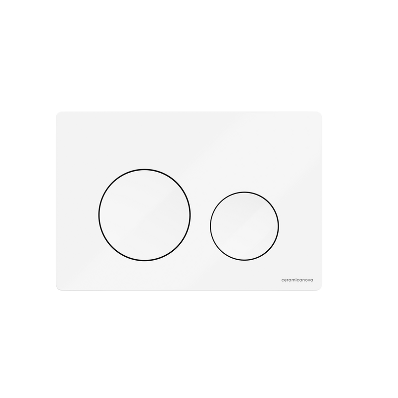 Кнопка смыва Ceramicanova Balance Circle CN12-001W глянцевый белый