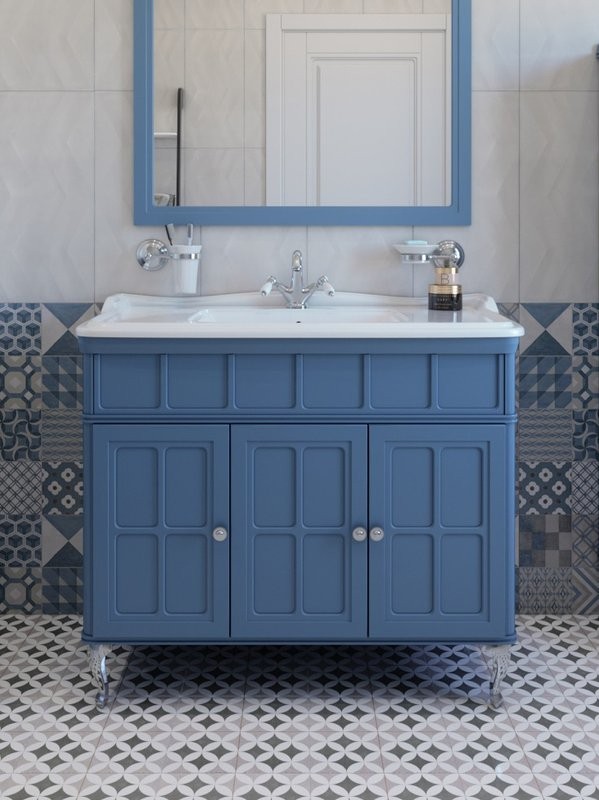 Тумба с раковиной Caprigo Borgo 33427-029.000.00.20 100 бриллиантово-синяя