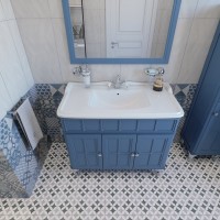 Тумба с раковиной Caprigo Borgo 33427-029.000.00.20 100 бриллиантово-синяя