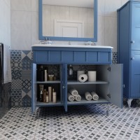 Тумба с раковиной Caprigo Borgo 33427-029.000.00.20 100 бриллиантово-синяя