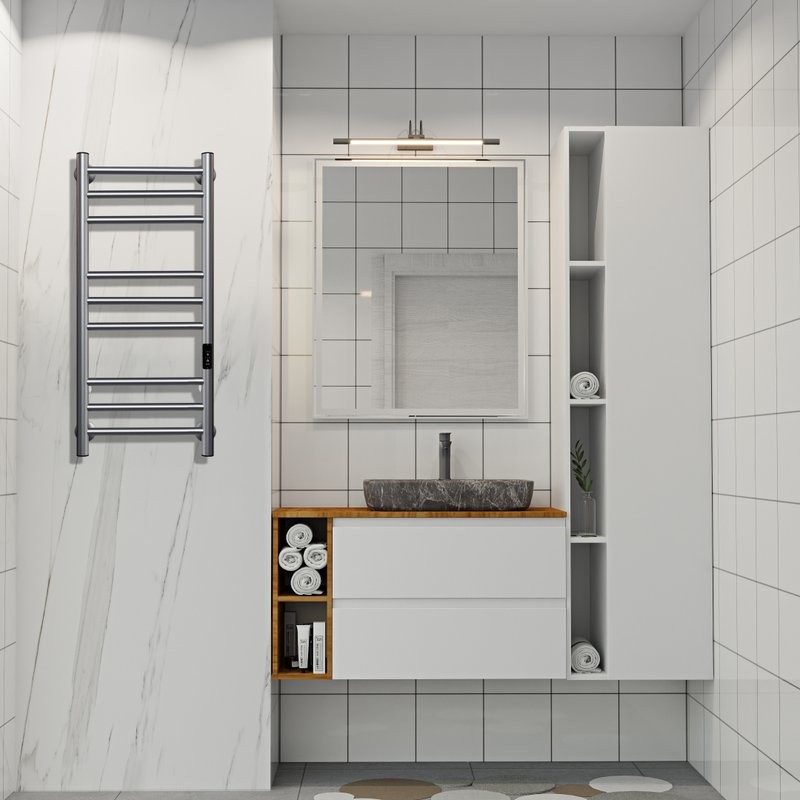 Полотенцесушитель электрический Indigo Line Trinity LСLTE70-30GFMRt graphite metallic