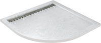 Поддон для душа Cezares TRAY-AS-R-80-30-W 80x80, с сифоном, белый