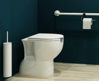 Унитаз приставной напольный BOCCHI Care&Confort глянцевый белый, с микролифтом