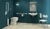 Унитаз приставной напольный BOCCHI Care&Confort глянцевый белый, с микролифтом
