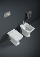 Биде напольное ArtCeram Civitas CIB002 01 00 белый