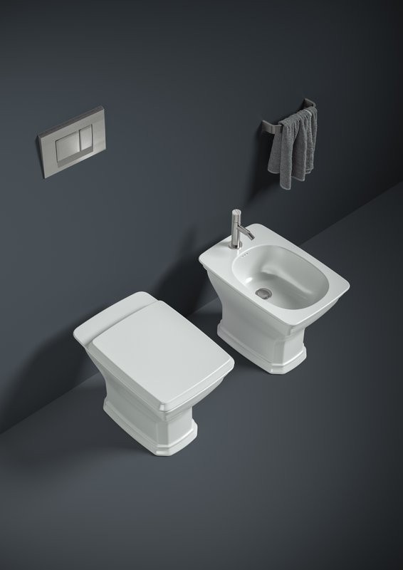 Биде напольное ArtCeram Civitas CIB002 01 00 белый