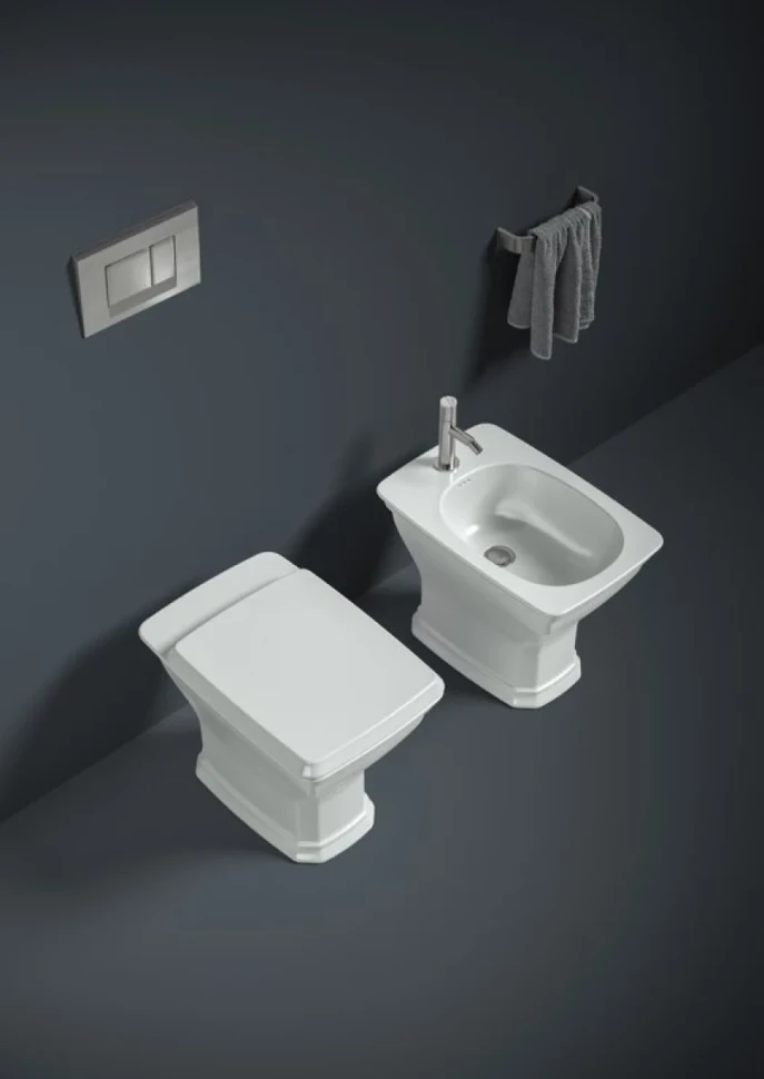 Биде напольное ArtCeram Civitas CIB002 01 00 белый