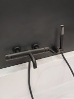 Смеситель для ванны с душем AltroBagno Unione AltroBagnoUnione0221MB матовый черный