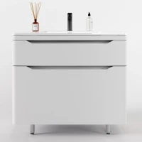Мебель для ванной комнаты Style Line Марелла 90 напольная, белая матовая