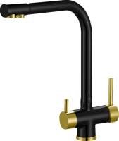 Смеситель для кухни Zorg Sanitary ZR 348 YF BLACK BRONZE