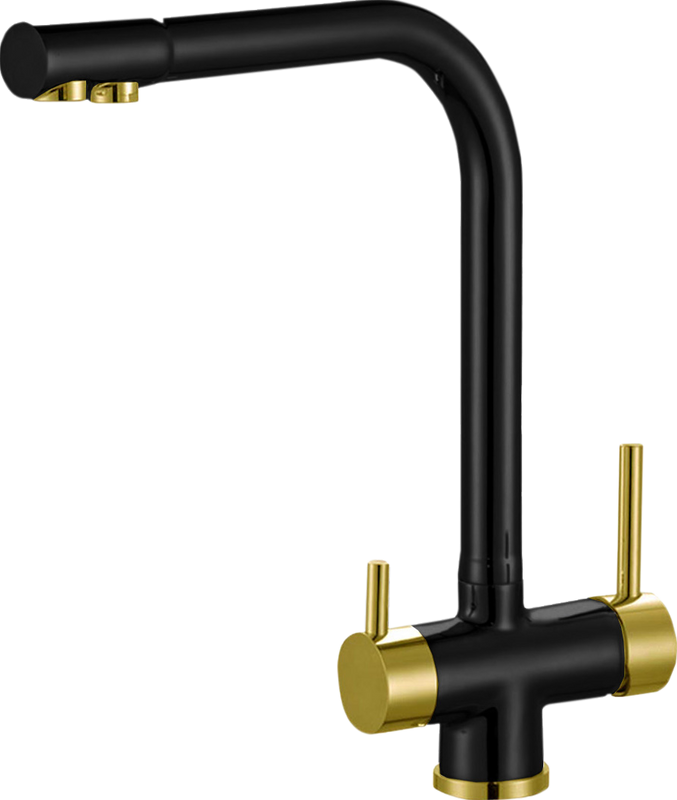Смеситель для кухни Zorg Sanitary ZR 348 YF BLACK BRONZE