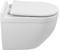 Унитаз подвесной BelBagno Senso-R BB017CH-TOR безободковый, крышка BB2031SC с микролифтом
