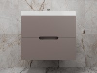 Мебель для ванной комнаты Style Line Матис 70 подвесная, тауп темный