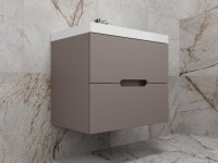 Мебель для ванной комнаты Style Line Матис 70 подвесная, тауп темный