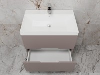 Мебель для ванной комнаты Style Line Матис 70 подвесная, тауп темный
