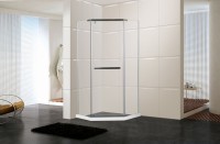 Душевой уголок Ceruttispa ZP91T 90x90, профиль хром