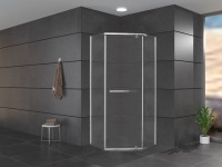 Душевой уголок Ceruttispa ZP91T 90x90, профиль хром