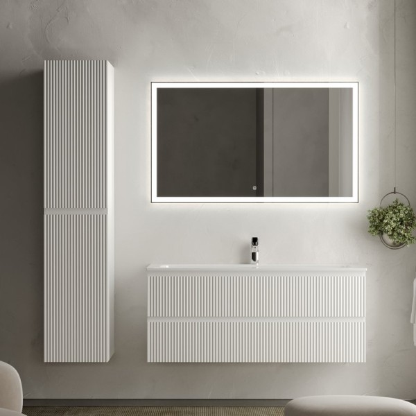 Мебель для ванной комнаты Sancos Snob R 120 см, bianco, раковина CN7017