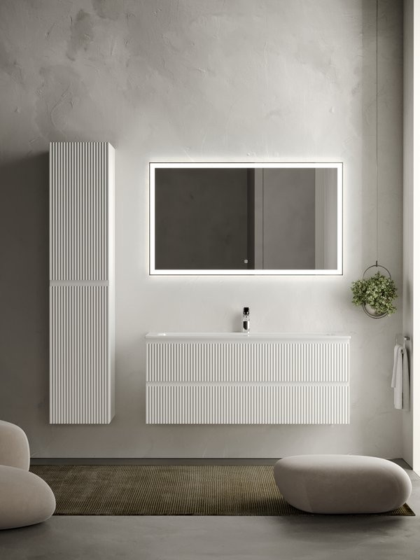 Мебель для ванной комнаты Sancos Snob R 120 см, bianco, раковина CN7017