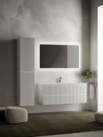 Мебель для ванной комнаты Sancos Snob R 120 см, bianco, раковина CN7017