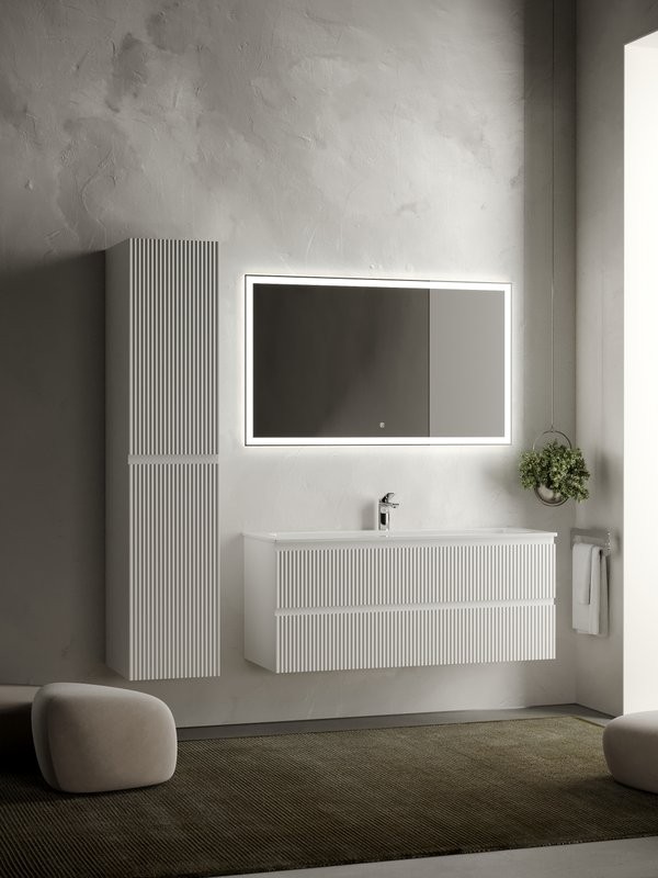 Мебель для ванной комнаты Sancos Snob R 120 см, bianco, раковина CN7017