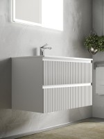 Мебель для ванной комнаты Sancos Snob R 120 см, bianco, раковина CN7017